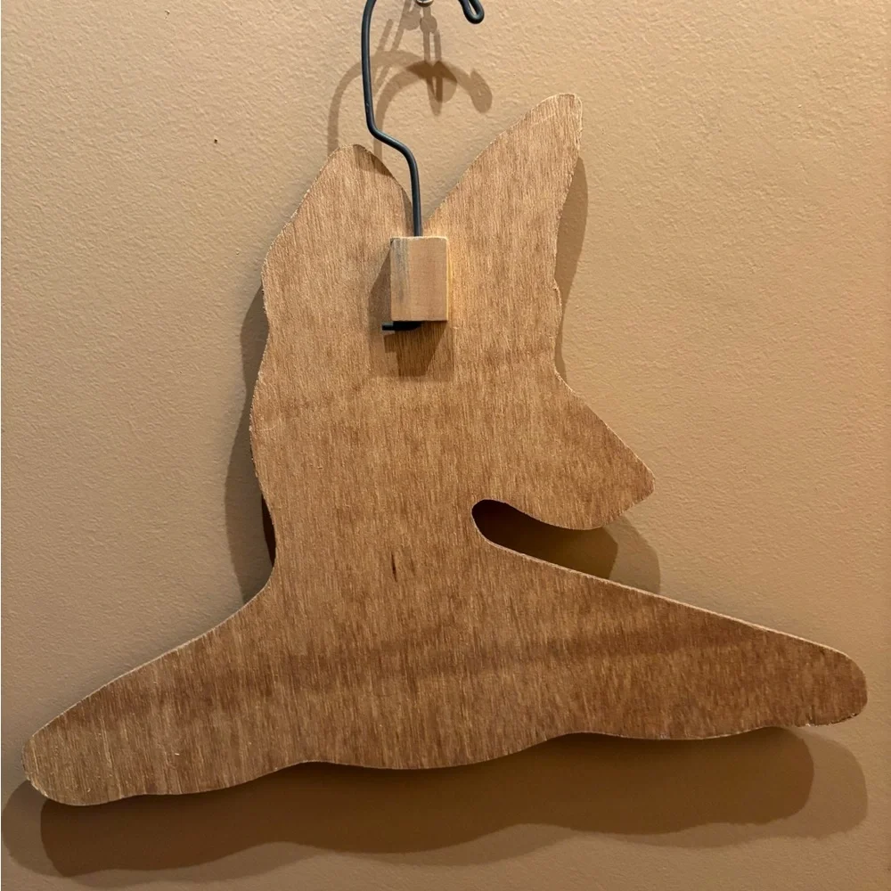 Fox Portrait Wooden Wall Hanger in Rustic Orange and Black